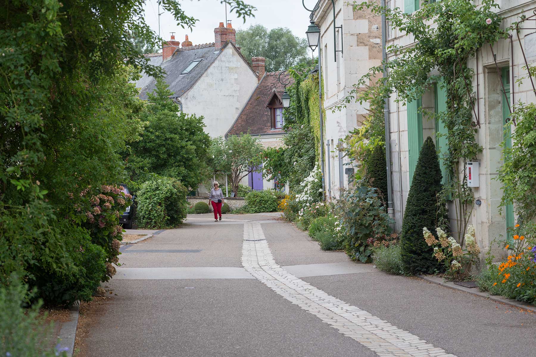 Chedigny - blomsterby i Loire