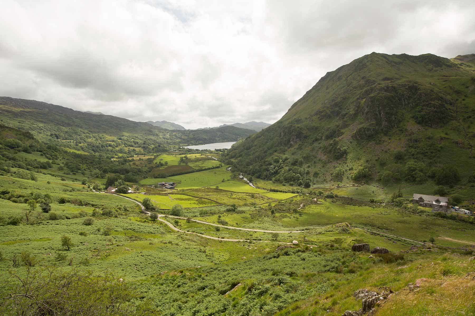 Bjerge og udsigt, wales