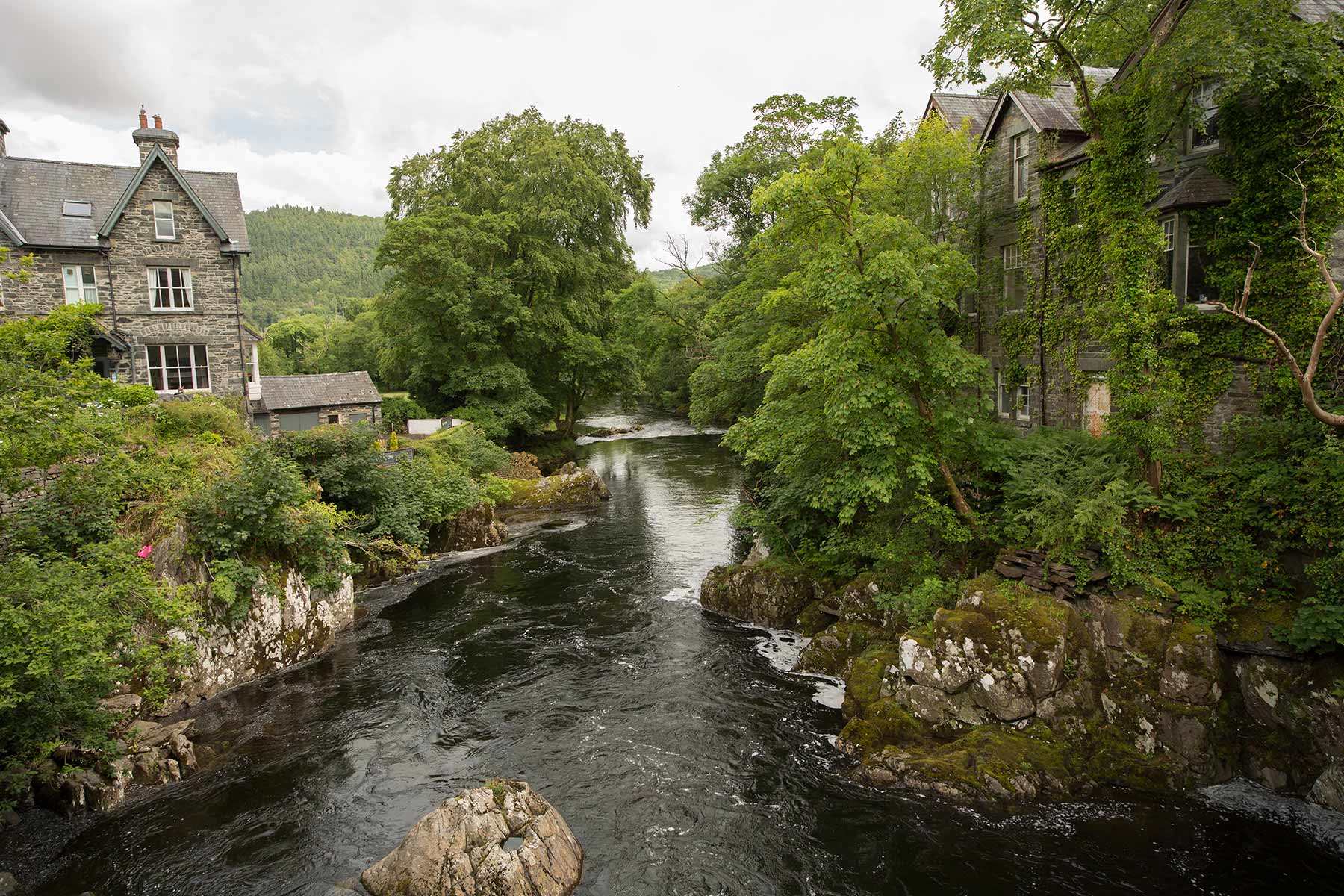 Flod i Betws y Coed